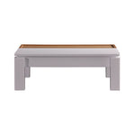 Coffee Table High Gloss Finish Lift Up Top Mdf White Ash Interior Storage