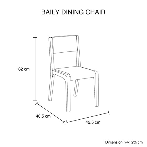 Trendy Dining Chair Black & White