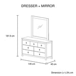 Modern Dresser With Mirror