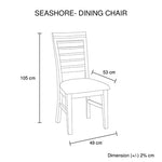 Medium Dining Set: 180Cm Table & 6 Acacia Chairs