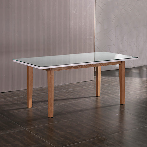  Modern Dining Table White Ash Colour