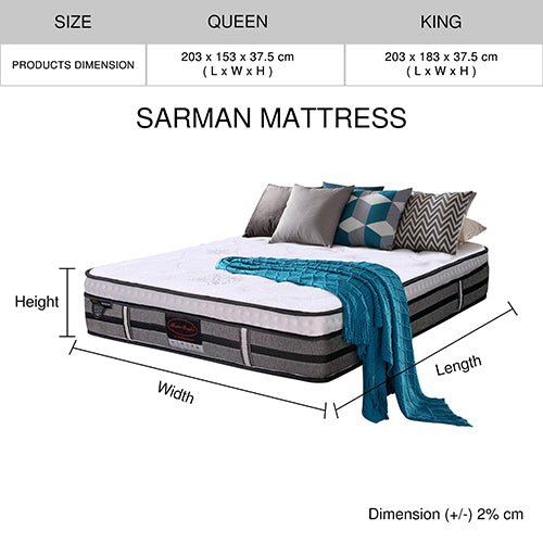luxurious DuoCoil Mattress Queen Size