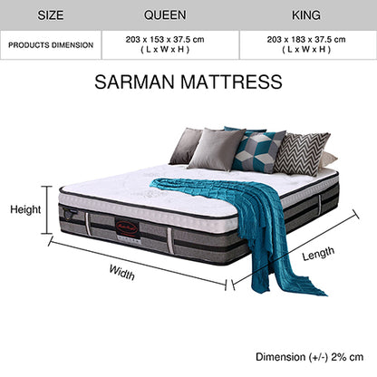 luxurious DuoCoil Mattress Queen Size