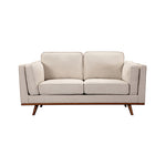3+2+1 Seater Sofa Beige Fabric Lounge Set For Living Room Couch