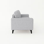 3 Seater Fabric Sofa Light Grey Colour