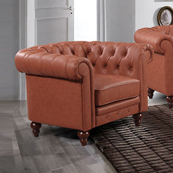 Luxery 1 Seater sofa Brown
