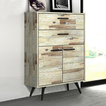4 Drawers Tallboy Storage Cabinet Wood