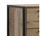 4 Drawers Tallboy Storage Cabinet Oak Colour