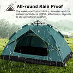 Waterproof Camping Tent For 3-4 People (Blue)