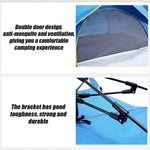 Waterproof Camping Tent For 3-4 People (Blue)