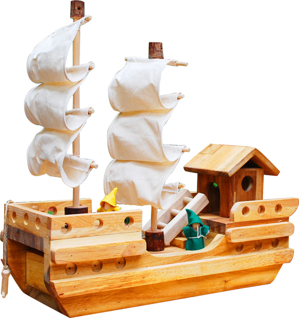  Wooden Pirate Ship