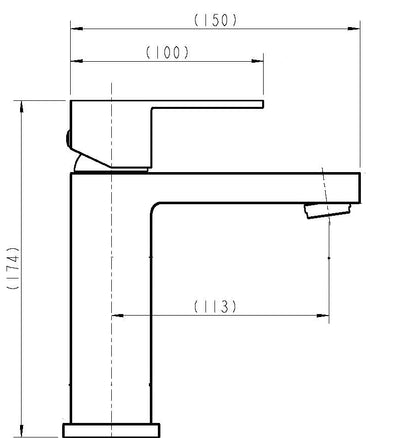 Basin Mixer Tap Faucet -Kitchen Laundry Bathroom Sink