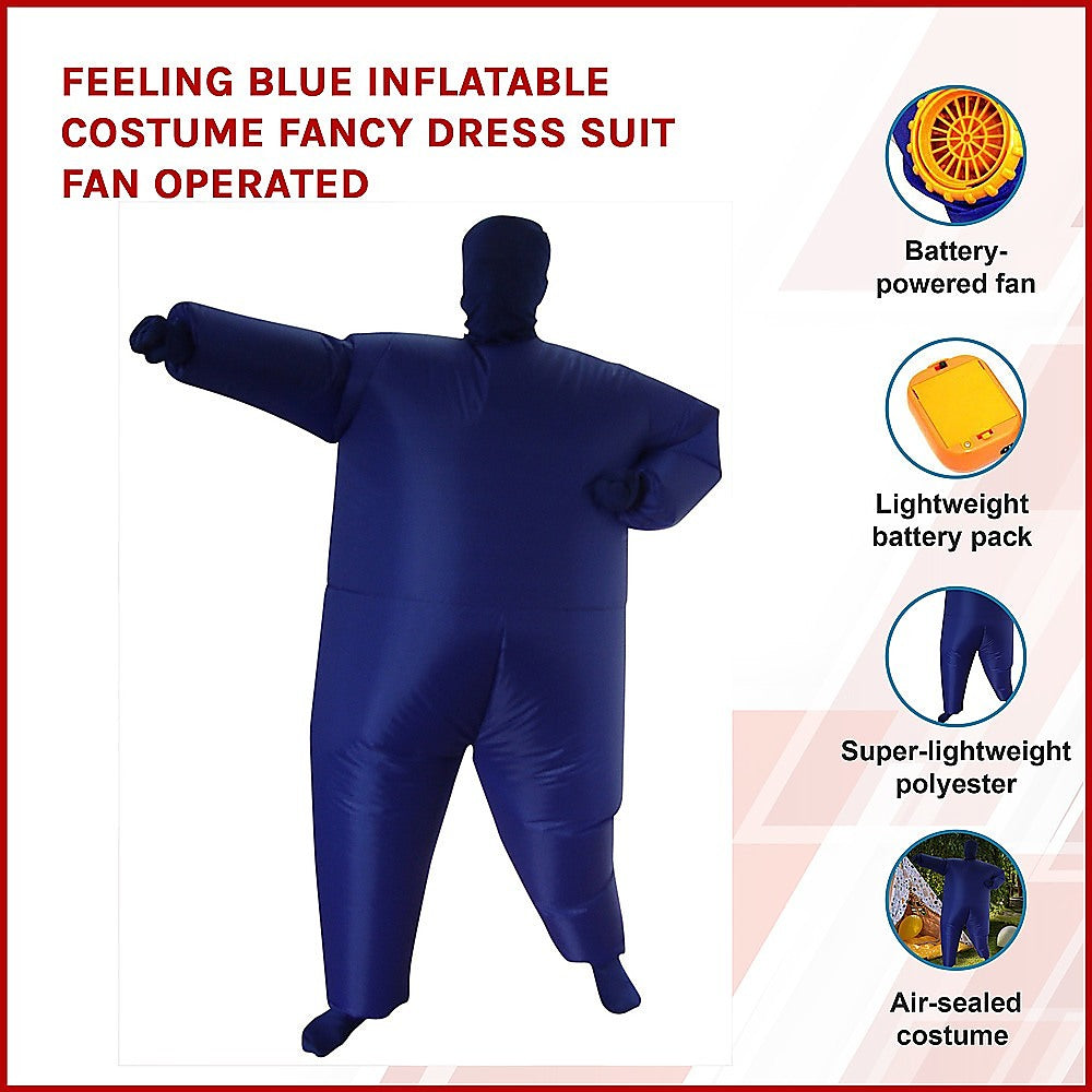 Feeling Blue Inflatable Costume - Melbourne Home & Living