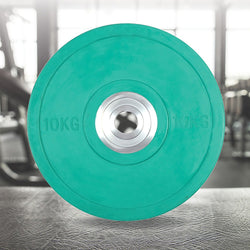 10KG PRO Olympic Rubber Bumper Weight Plate - Melbourne Home & Living