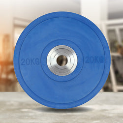 20KG PRO Olympic Rubber Bumper Weight Plate - Melbourne Home & Living