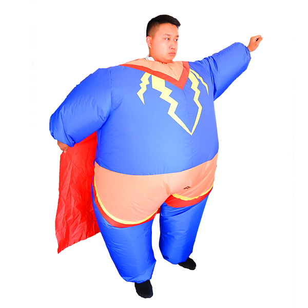  Super Hero Fancy Dress Inflatable Suit -Fan Operated Costume