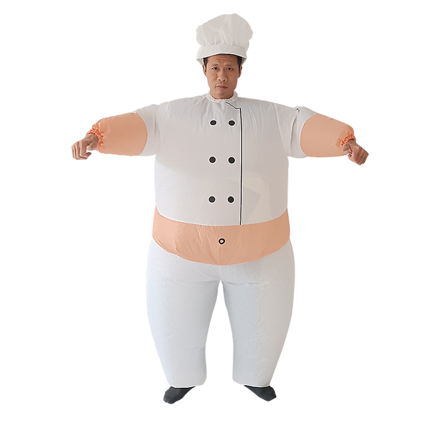  CHEF Fancy Dress Inflatable Suit -Fan Operated Costume