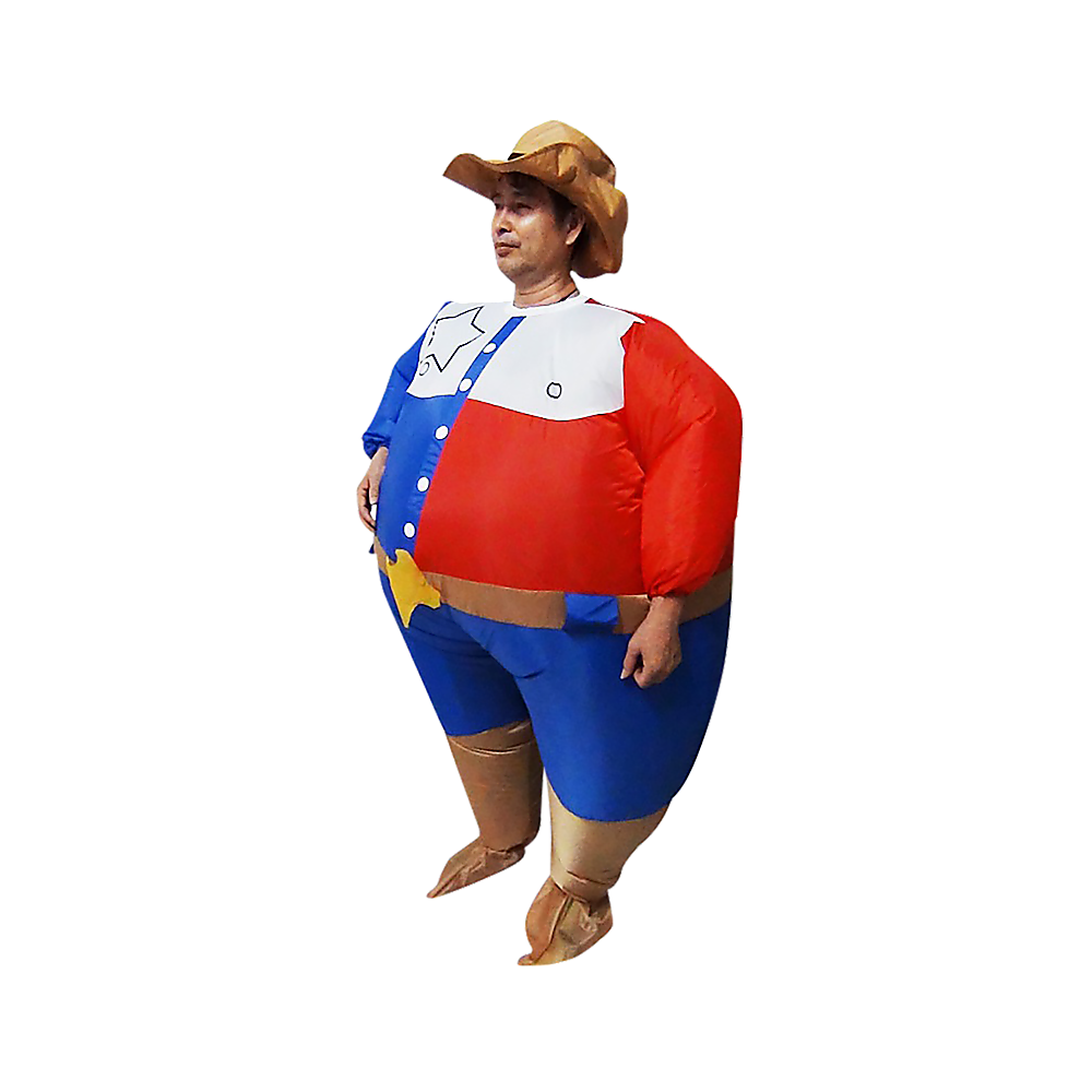 SHERIFF Fancy Dress Inflatable Suit -Fan Operated Costume - Melbourne Home & Living