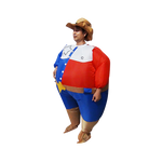 SHERIFF Fancy Dress Inflatable Suit -Fan Operated Costume