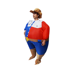 SHERIFF Fancy Dress Inflatable Suit -Fan Operated Costume - Melbourne Home & Living