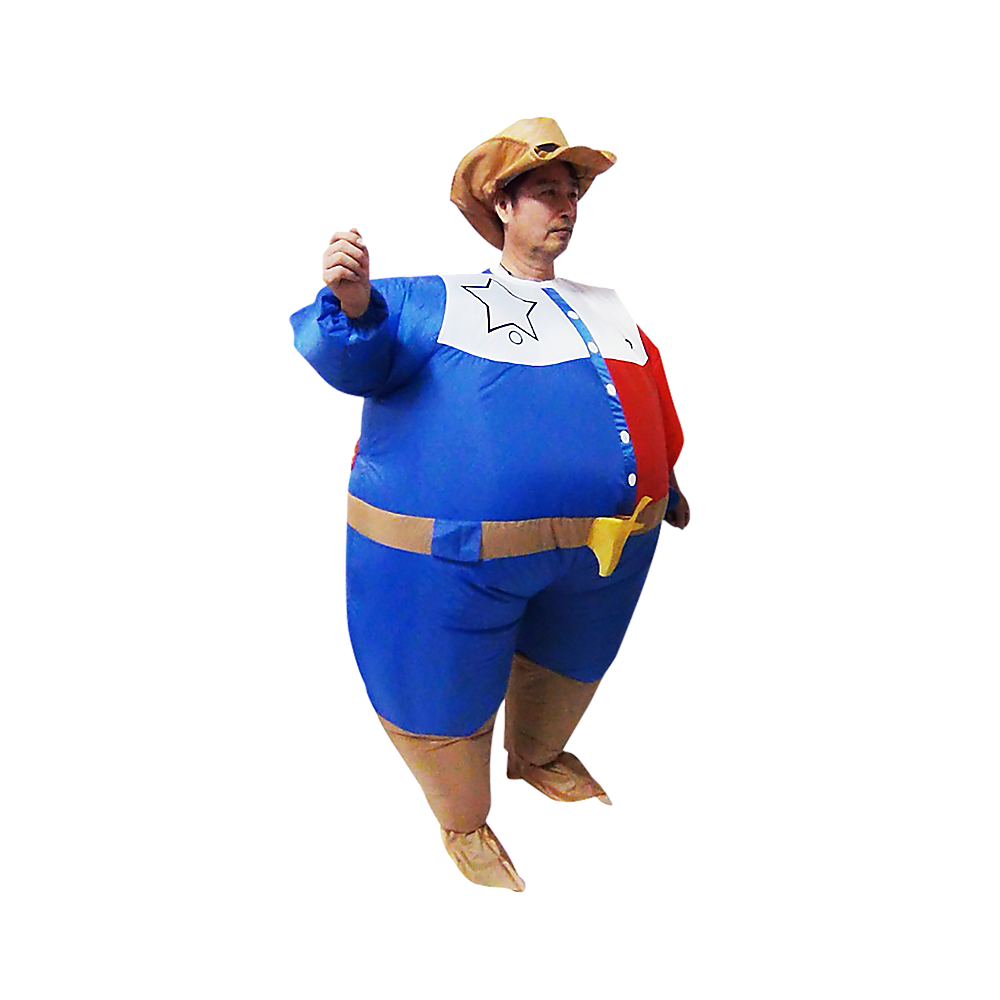 SHERIFF Fancy Dress Inflatable Suit -Fan Operated Costume - Melbourne Home & Living