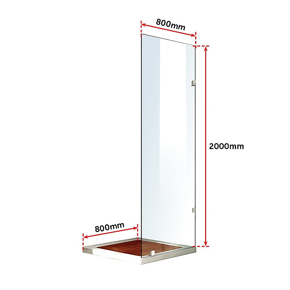 800x800mm Walk In Wetroom Shower System By Della Francesca - Melbourne Home & Living