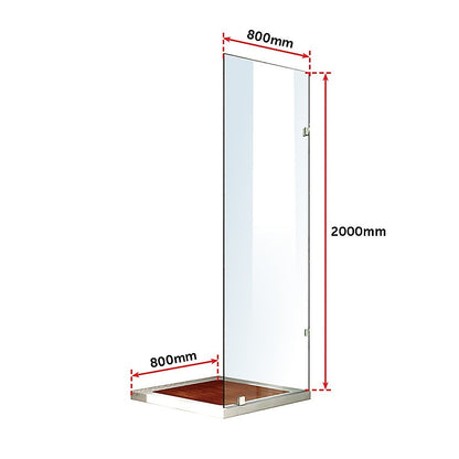 800x800mm Walk In Wetroom Shower System By Della Francesca - Melbourne Home & Living