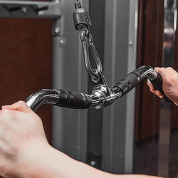 Randy & Travis Rubber-Coated Revolving Curl Row Bar Attachment - Melbourne Home & Living