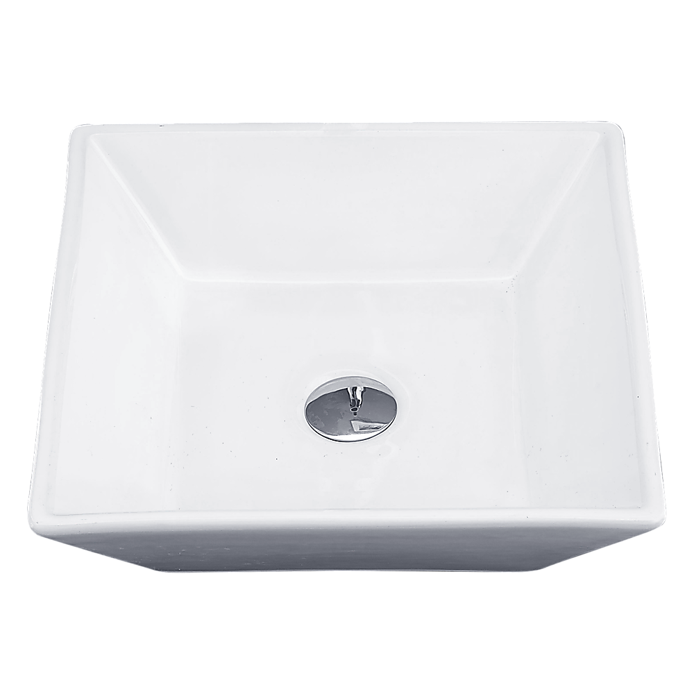 Bathroom Ceramic Rectangular Above Countertop Basin for Vanity - Melbourne Home & Living