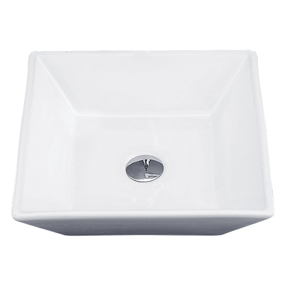 Bathroom Ceramic Rectangular Above Countertop Basin for Vanity - Melbourne Home & Living