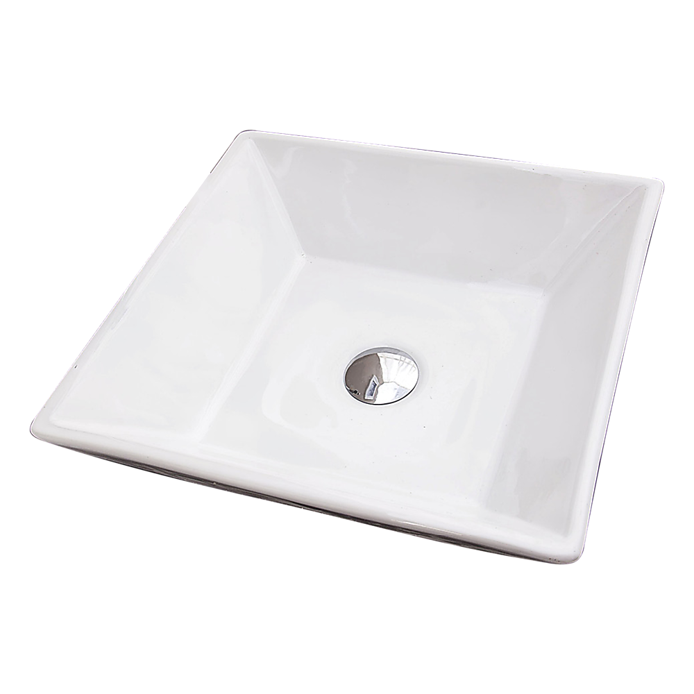 Bathroom Ceramic Rectangular Above Countertop Basin for Vanity - Melbourne Home & Living