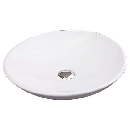 Bathroom Ceramic Oval Above Countertop Basin for Vanity - Melbourne Home & Living