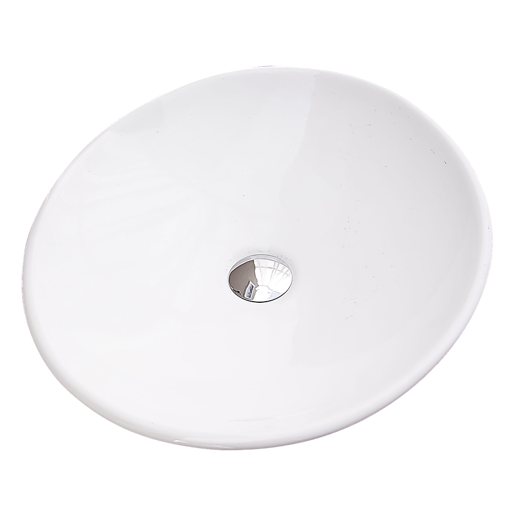 Bathroom Ceramic Oval Above Countertop Basin for Vanity - Melbourne Home & Living