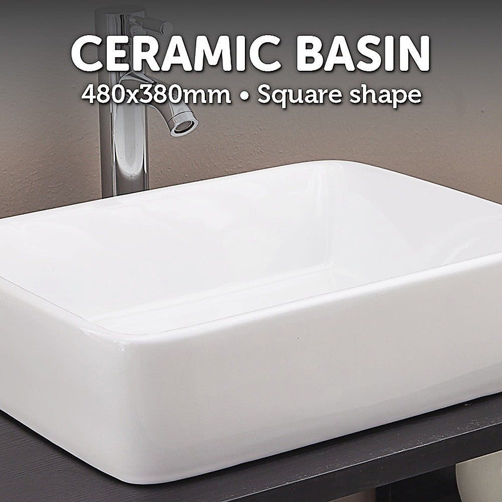 Above Counter Bathroom Vanity Square Basin - Melbourne Home & Living