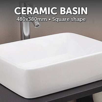 Above Counter Bathroom Vanity Square Basin - Melbourne Home & Living
