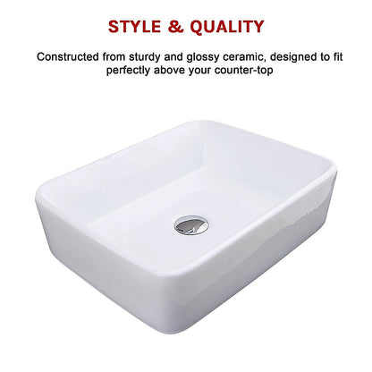 Above Counter Bathroom Vanity Square Basin - Melbourne Home & Living