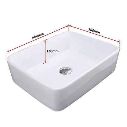 Above Counter Bathroom Vanity Square Basin - Melbourne Home & Living