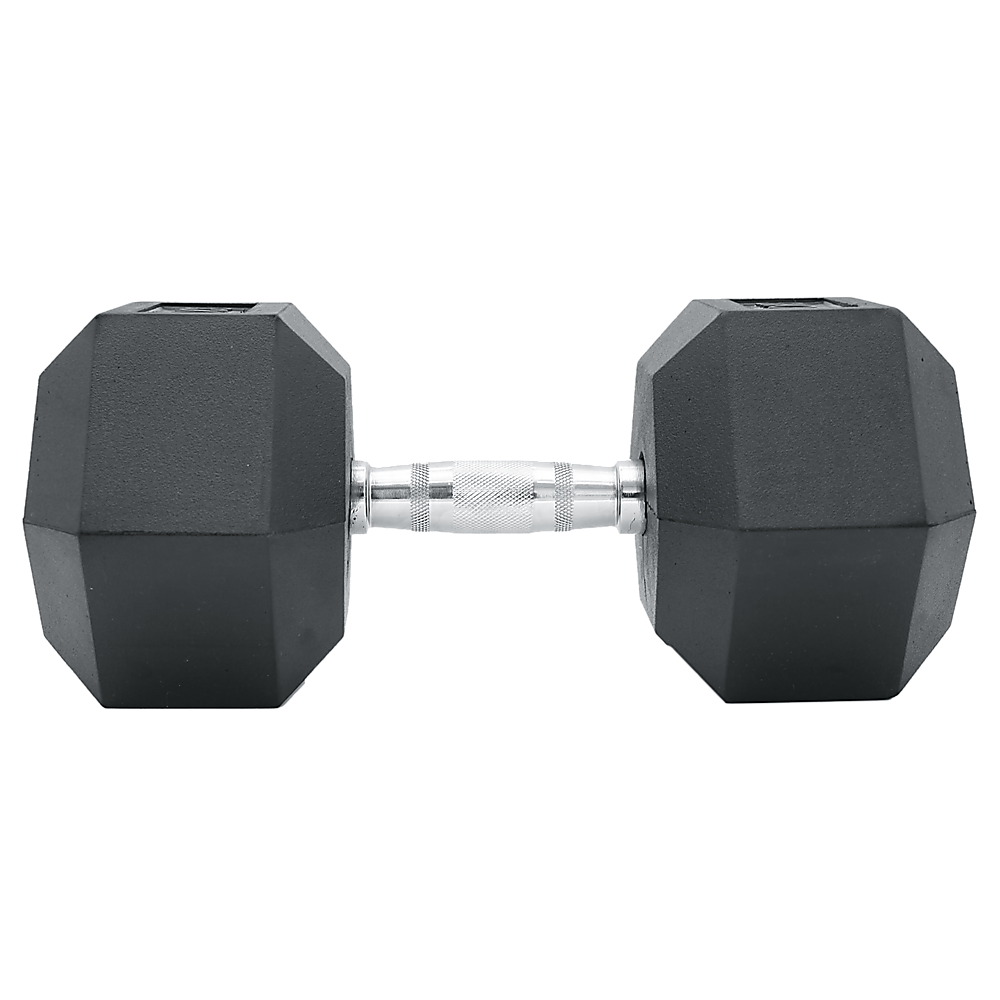 20KG Commercial Rubber Hex Dumbbell Gym Weight - Melbourne Home & Living