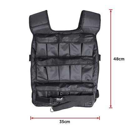 Adjustable Weighted Vest - 20 KG - Melbourne Home & Living