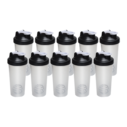 10x Shaker Bottles Protein Mixer Gym Sports Drink - Melbourne Home & Living
