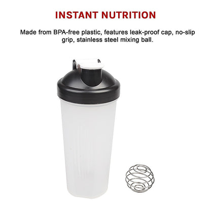 10x Shaker Bottles Protein Mixer Gym Sports Drink - Melbourne Home & Living