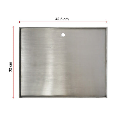 Stainless Steel BBQ Grill Hot Plate 42.5 X 32CM Premium 304 Grade - Melbourne Home & Living
