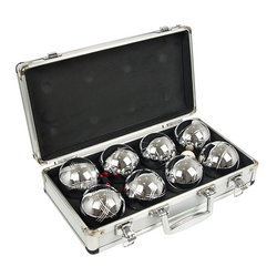 Deluxe Boules Bocce 8 Alloy Ball Set with Wooden Case - Melbourne Home & Living