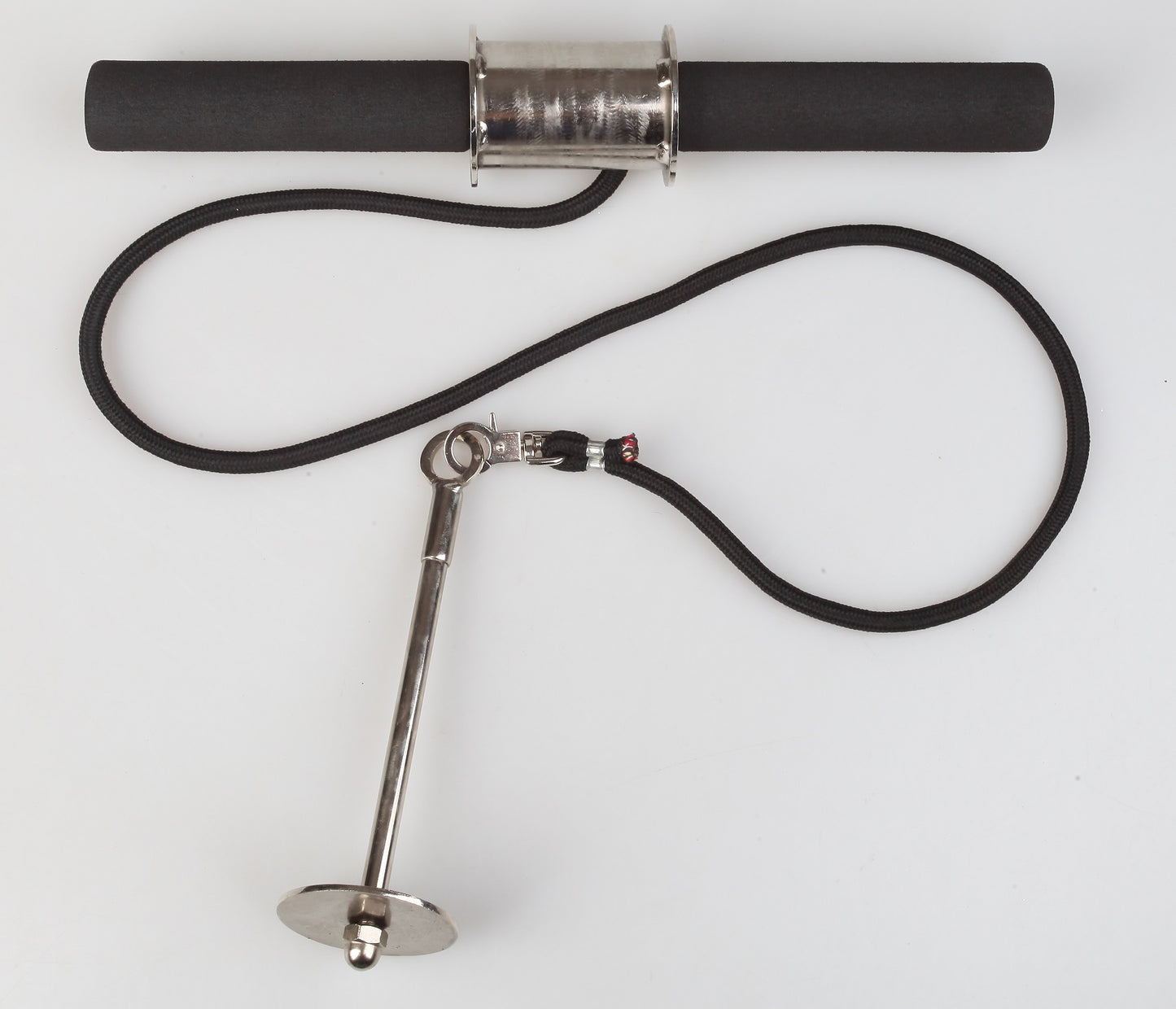 Forearm Wrist Grip Strength Roller Exercise Bar Home Gym Training