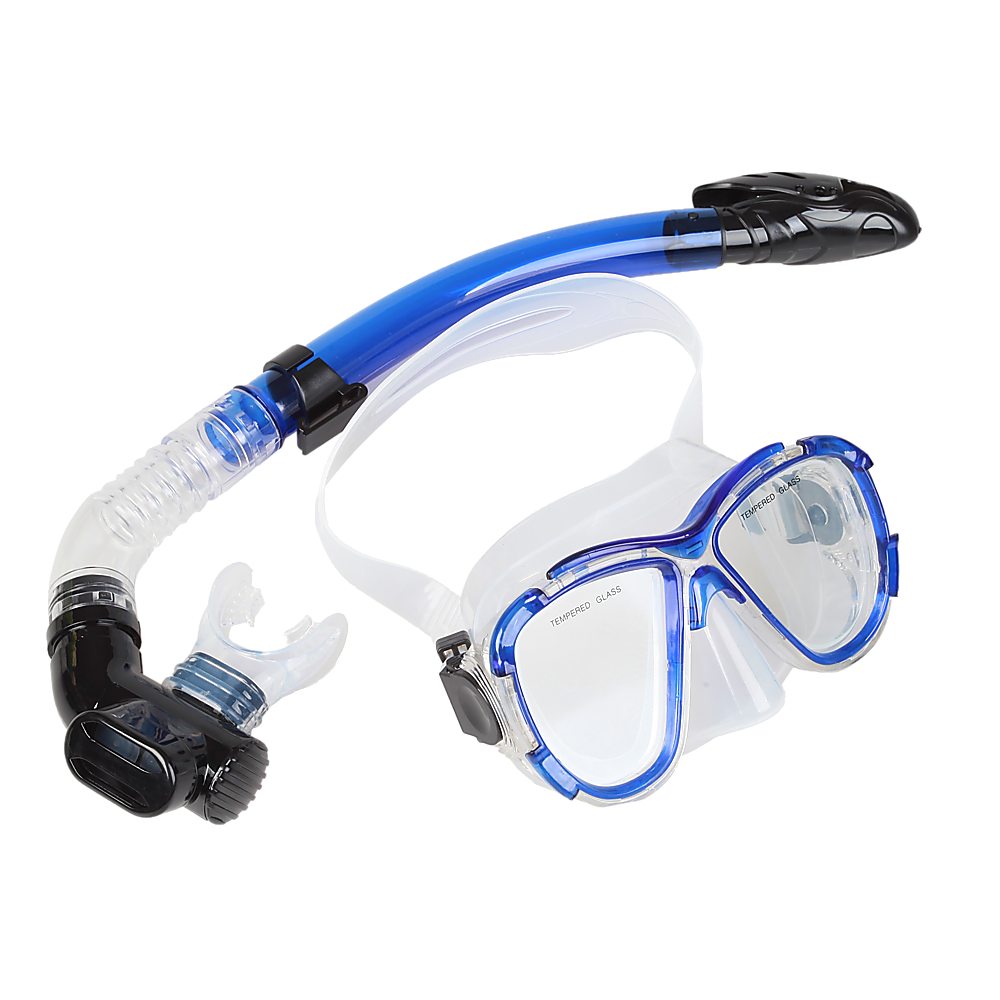 Snorkeling Swimming Diving Mask & Snorkel - Quality Tempered Glass - Melbourne Home & Living