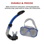 Snorkeling Swimming Diving Mask & Snorkel - Quality Tempered Glass
