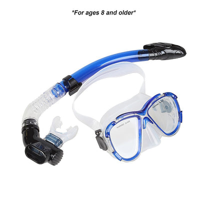 Snorkeling Swimming Diving Mask & Snorkel - Quality Tempered Glass - Melbourne Home & Living