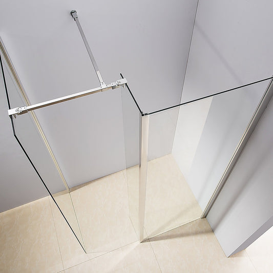 1200x800mm Walk in Shower Enclosure Safety Glass Shower By Della Francesca - Melbourne Home & Living