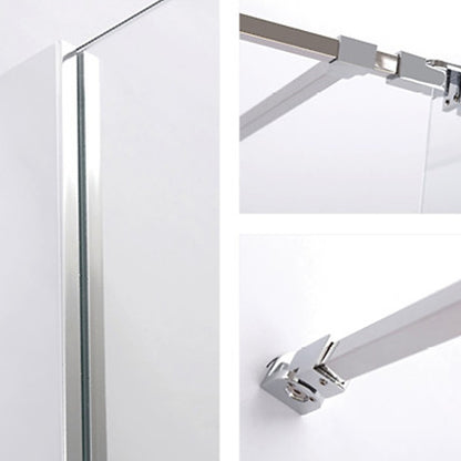 1200x800mm Walk in Shower Enclosure Safety Glass Shower By Della Francesca - Melbourne Home & Living
