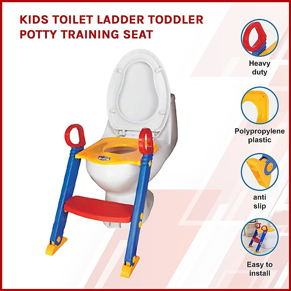 Kids Toilet Ladder Toddler Potty Training Seat - Melbourne Home & Living